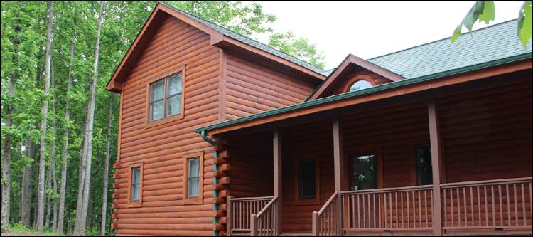 Log Home Staining in Maxie, Virginia