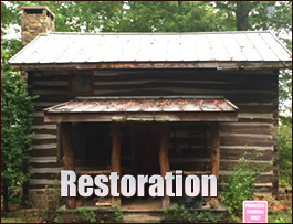 Historic Log Cabin Restoration  Buchanan County, Virginia